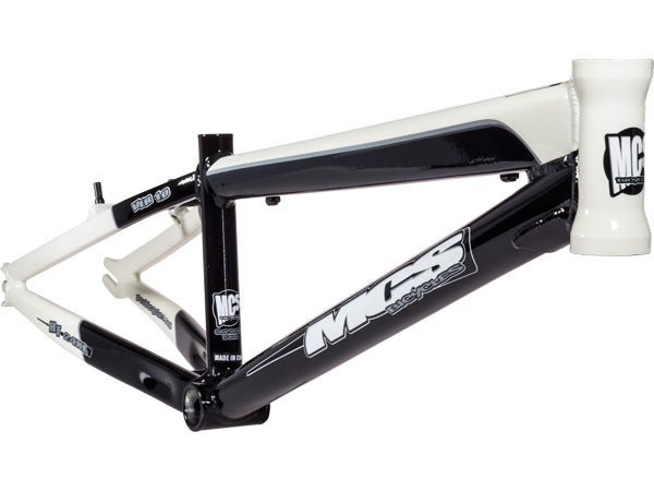 MCS 2013 HT Aluminum BMX Frame-Black/White - 1