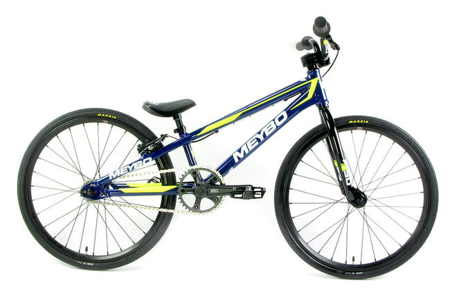Meybo Clipper Mini BMX Bike-Blue/White/Yellow - 1