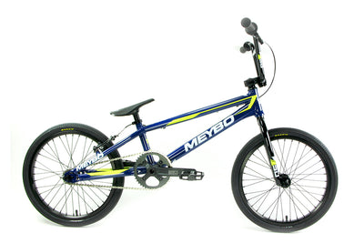 Meybo Clipper Pro XL BMX Bike-Blue/White/Yellow
