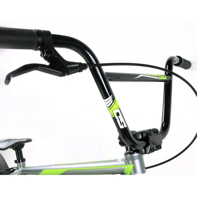 Meybo Clipper Expert BMX Race Bike-Grey-White-Lime - 6
