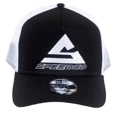 SpeedCo Trucker Hat-Black/White