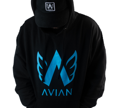 Avian Logo Hoodie-Black