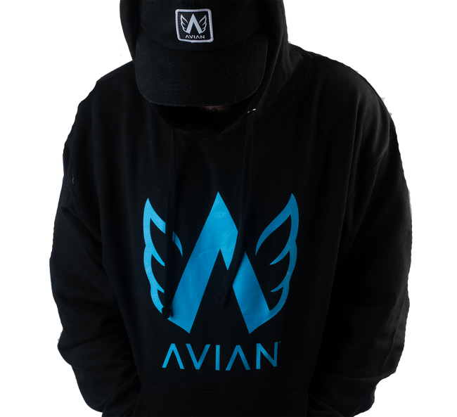 Avian Logo Hoodie-Black - 1