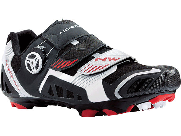 Northwave Nirvana Clipless Shoes-Black/Red/White - 1