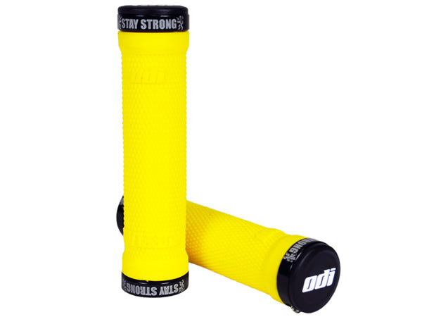 Stay Strong Flangeless Lock-On Grips-Ltd Ed Yellow - 1