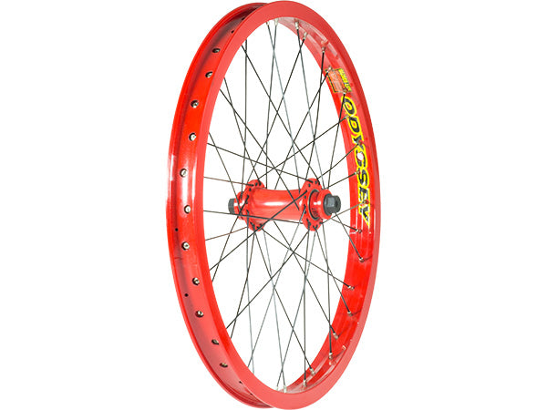 Odyssey Pro BMX Freestyle Wheel-Front-36H-20&quot;-Red - 1