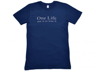 Effin Ride One Life T-Shirt-Dark Blue - 1