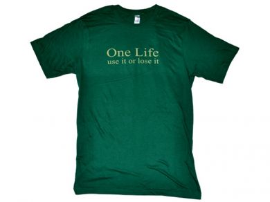 Effin Ride One Life T-Shirt-Green