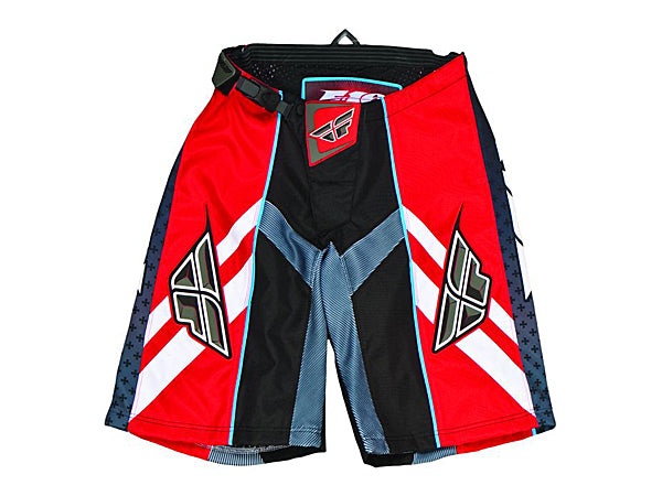 Fly Racing 2012/2013 F-16 Attack Race Shorts-Red/Black - 1