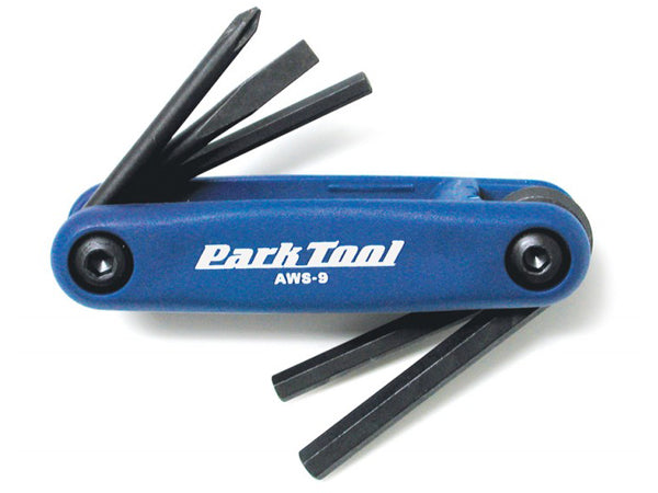 Park Tool AWS-9 Fold-Up Hex Wrench Set - 1