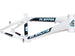 SE Racing 2014 PK Ripper BMX Frame-Elite XXL-White - 1