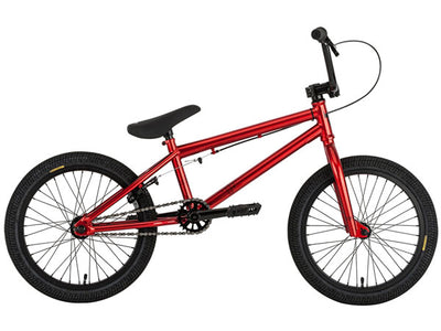 Premium Solo BMX Bike-18"-Gloss Candy Red