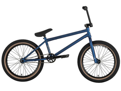 Premium Solo Plus BMX Bike-21"TT-Matte Blue