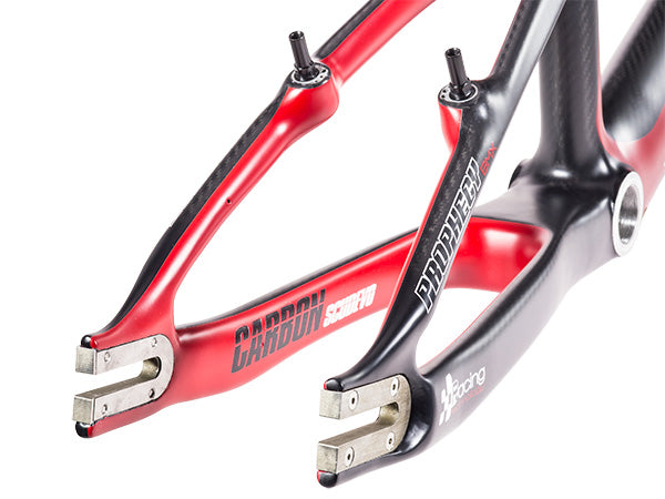 Prophecy Scud Evo Carbon BMX Race Frame-Matte Carbon/Red - 3