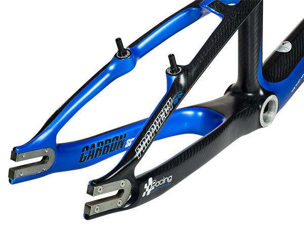 Prophecy Scud Evo Carbon BMX Race Frame-Matte Carbon/Blue - 3
