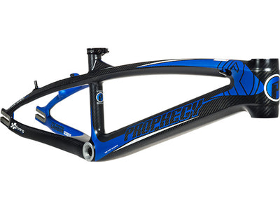 Prophecy Scud Evo Carbon BMX Race Frame-Matte Carbon/Blue