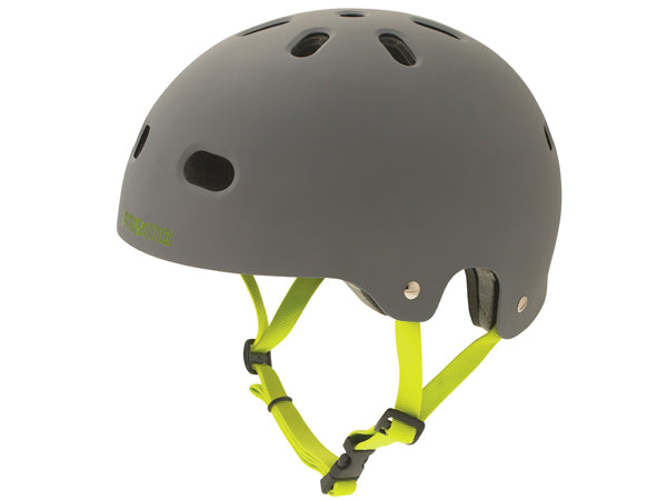 Pryme 8 V2 Helmet-Matte Gray/Lime - 1