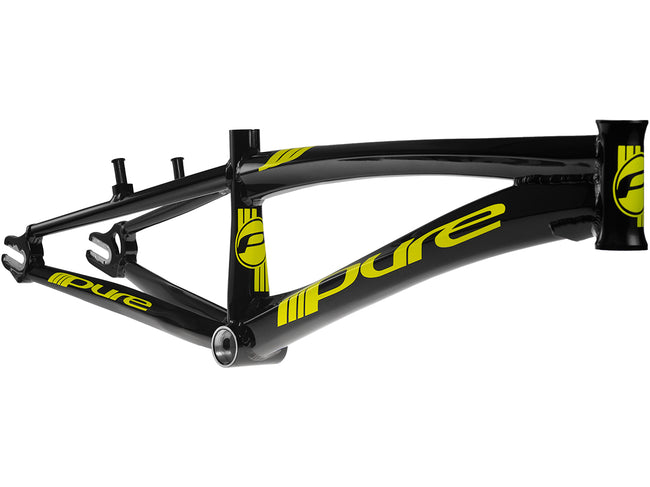 Pure V4 BMX Race Frame-Black/Yellow - 1