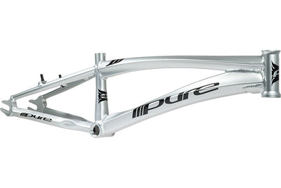 Pure V4 BMX Race Frame-Silver/Black