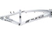 Pure V4 BMX Race Frame-Silver/Black - 5