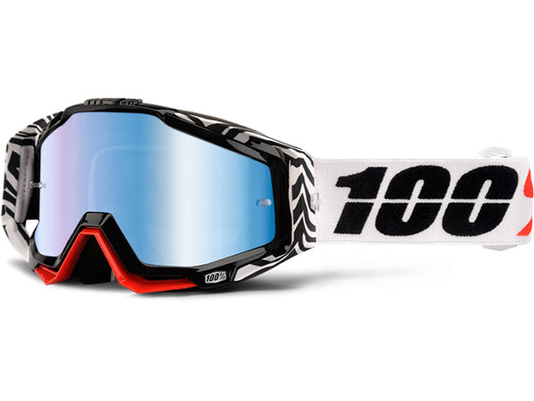 100% Racecraft Goggles-Zoolander-Mirrored Blue Lens - 1