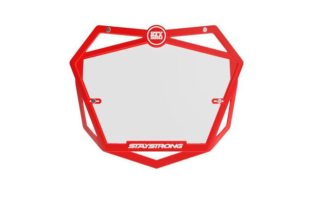 Stay Strong Primo 3D BMX Race Number Plate - 5