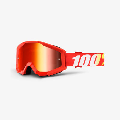 100% Strata Furnace Goggles-Mirror Red Lens