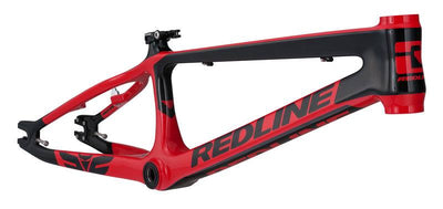 Redline Flight Team Carbon BMX Frame-Gloss Red/Black