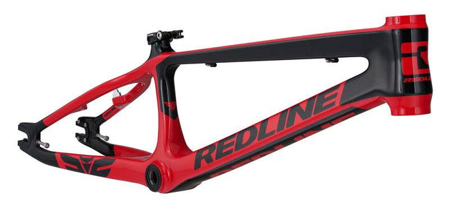 Redline Flight Team Carbon BMX Frame-Gloss Red/Black - 1