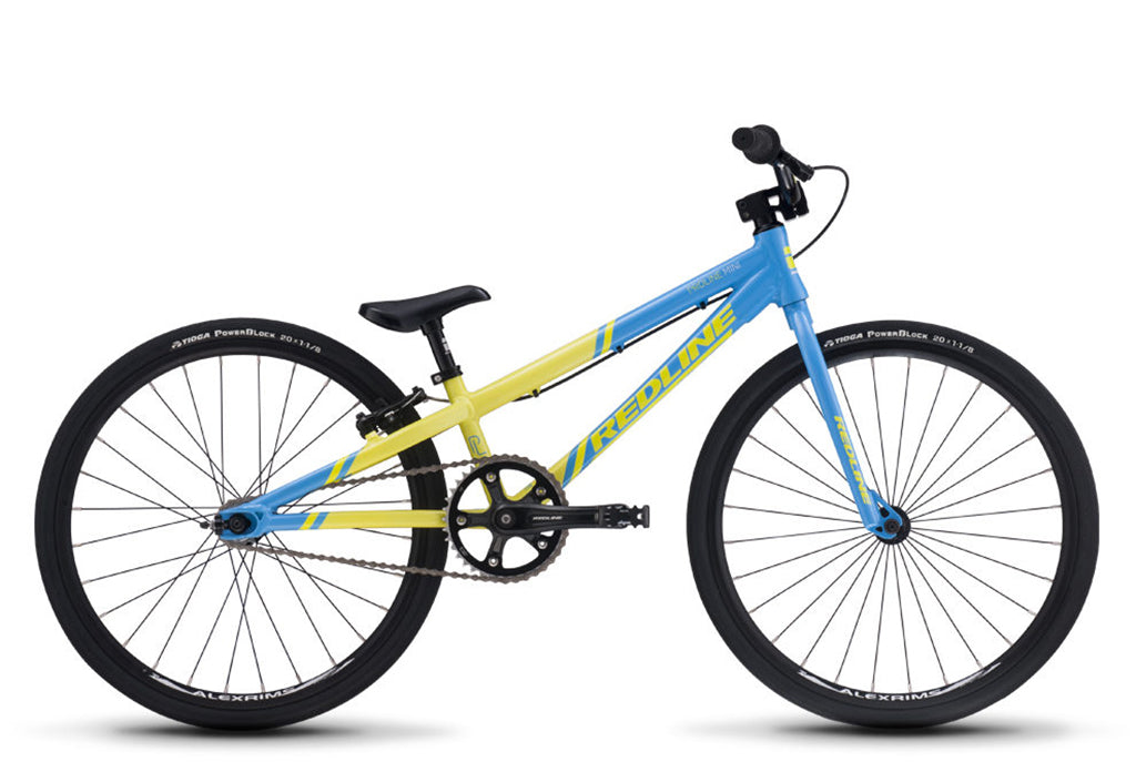 Redline 2018 Proline Mini Bike Gloss Blue Yellow at J R Bicycles