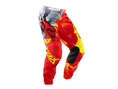 Fox Radeon Race Pants-Red/Yellow-Size 4