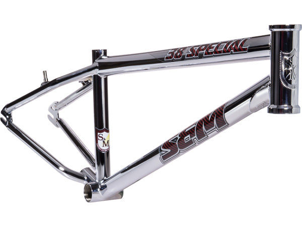 S M .38 Special Chromoly BMX Race Frame Chrome Pro 24