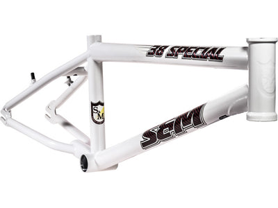 S&M .38 Special Chromoly BMX Race Frame-White