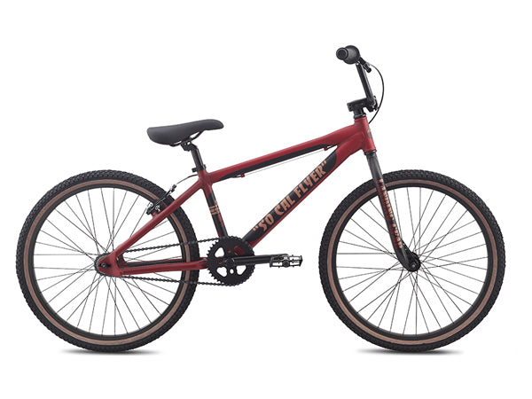 SE Racing So Cal Flyer BMX Bike-24&quot;-Matte Red - 1