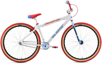 SE Racing Mike Big Ripper 29" BMX Bike-White/Red/Blue