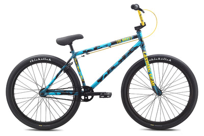 SE Bikes Prime Time BMX Bike-26"-Ocean Camo Blue