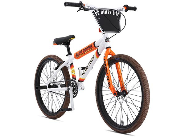 SE Racing So Cal Flyer 24&quot; BMX Freestyle Bike-White - 2