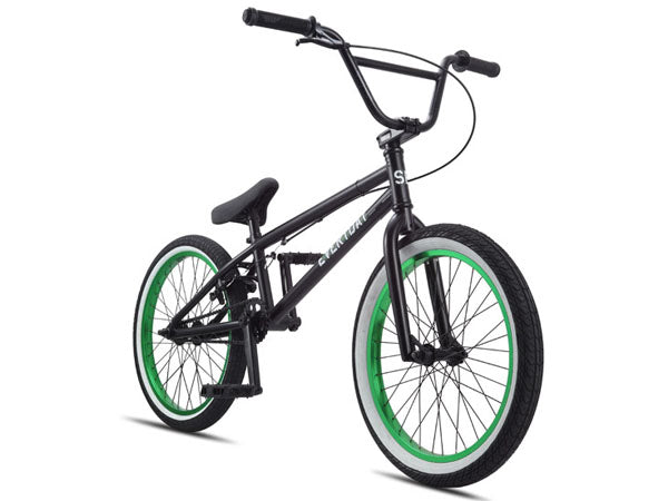 SE Bikes Everyday BMX Bike-Black w/Green - 2