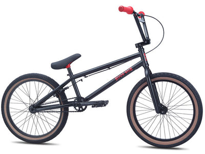 SE Bikes Hoodrich BMX Bike-Matte Black w/Red