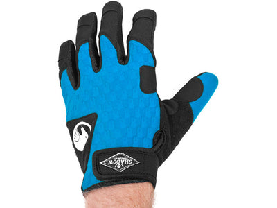 Shadow Conspiracy Local BMX Race Gloves-Highlighter Blue