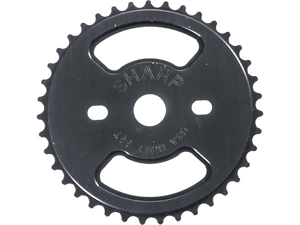 Sharp Solid Sprocket-Black - 1