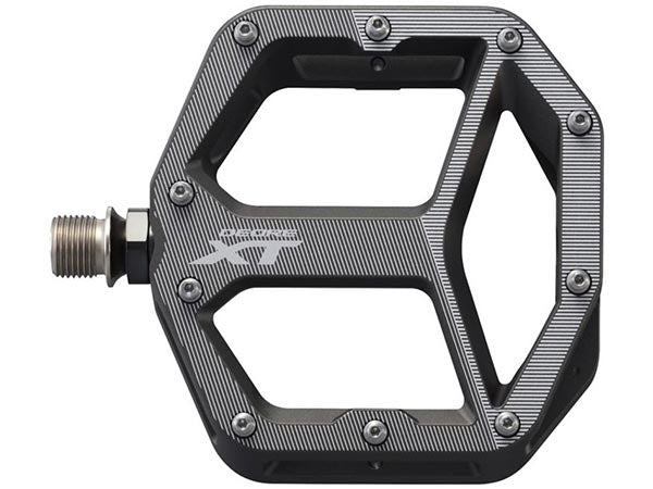 mtb pedaler flats Shimano Deore XT PD-M8040 Flat Enduro Trail Pedals-Black at J&R Bicycles – J&R Bicycles, Inc