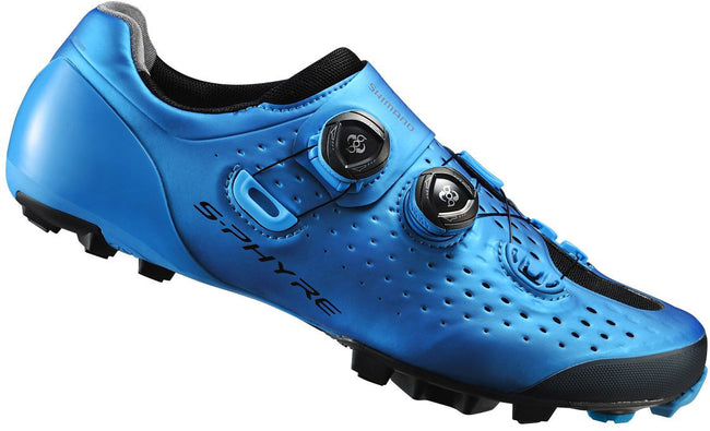 Shimano 2018 S-Phyre XC-9 Clipless Shoes-Blue - 1