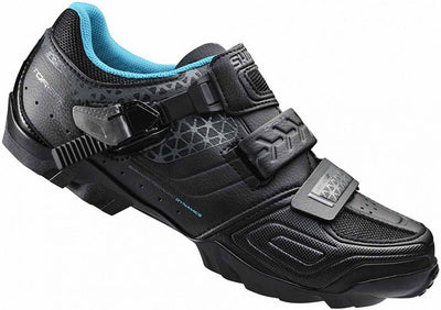 Shimano WM64 Clipless Shoes-Black/Blue