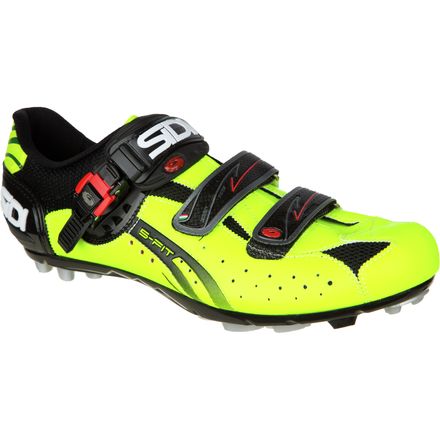 Sidi Dominator Fit Clipless Shoes-Fluorescent Yellow/Black - 1
