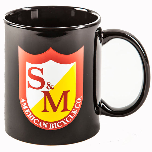 S&amp;M 12oz Coffee Mug-Gloss Black - 1