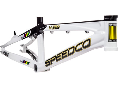 SpeedCo MSeries XLT Aluminum BMX Race Frame-White/Black