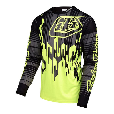 Troy Lee Designs Sprint Code BMX Race Jersey-Flo Yellow