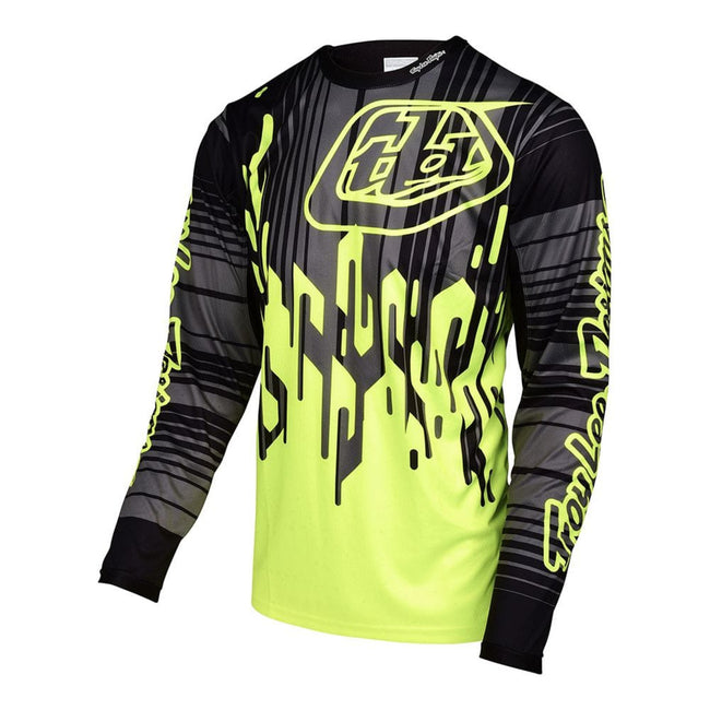 Troy Lee Designs Sprint Code BMX Race Jersey-Flo Yellow - 1