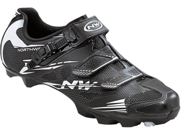 Northwave Scorpius 2 Clipless Shoes-Black/White - 1